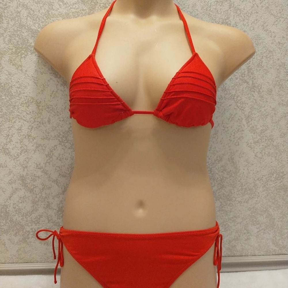 Xhilaration Bold Red Bikini Set